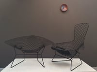 Image 4 of Early Wide Diamond Chair by Bertoia, 1950s