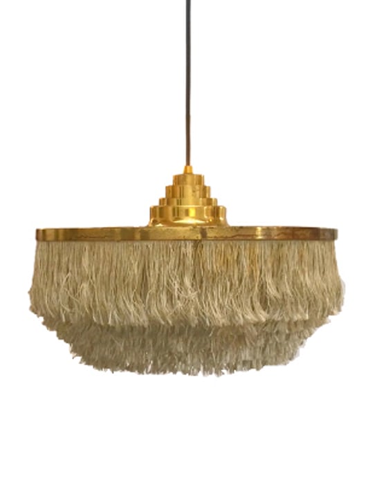 Image of Large Fringed Pendant Light by Hans Agne Jakobsson