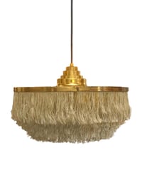 Image 1 of Large Fringed Pendant Light by Hans Agne Jakobsson