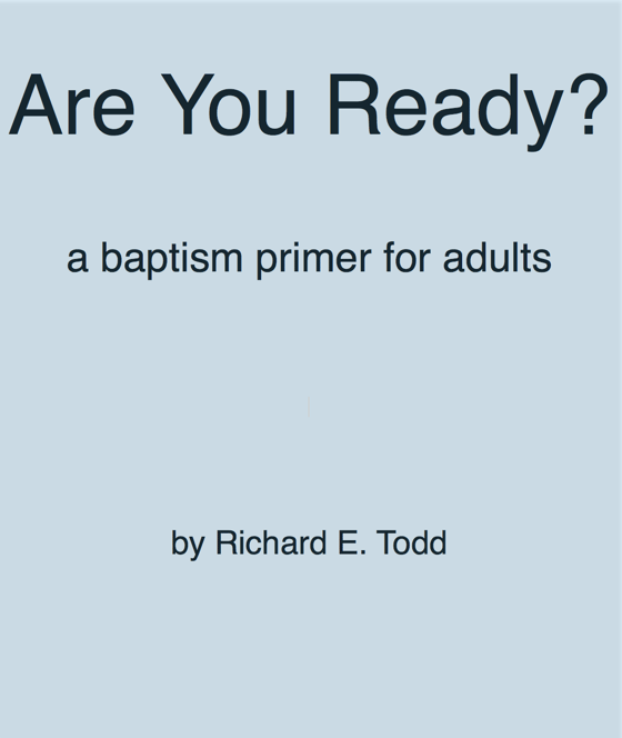 Image of Getting Ready (adult baptism)