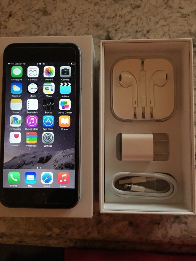 Image of Apple iPhone 6 - 16GB - Space Gray (Verizon) Factory Unlocked Smartphone