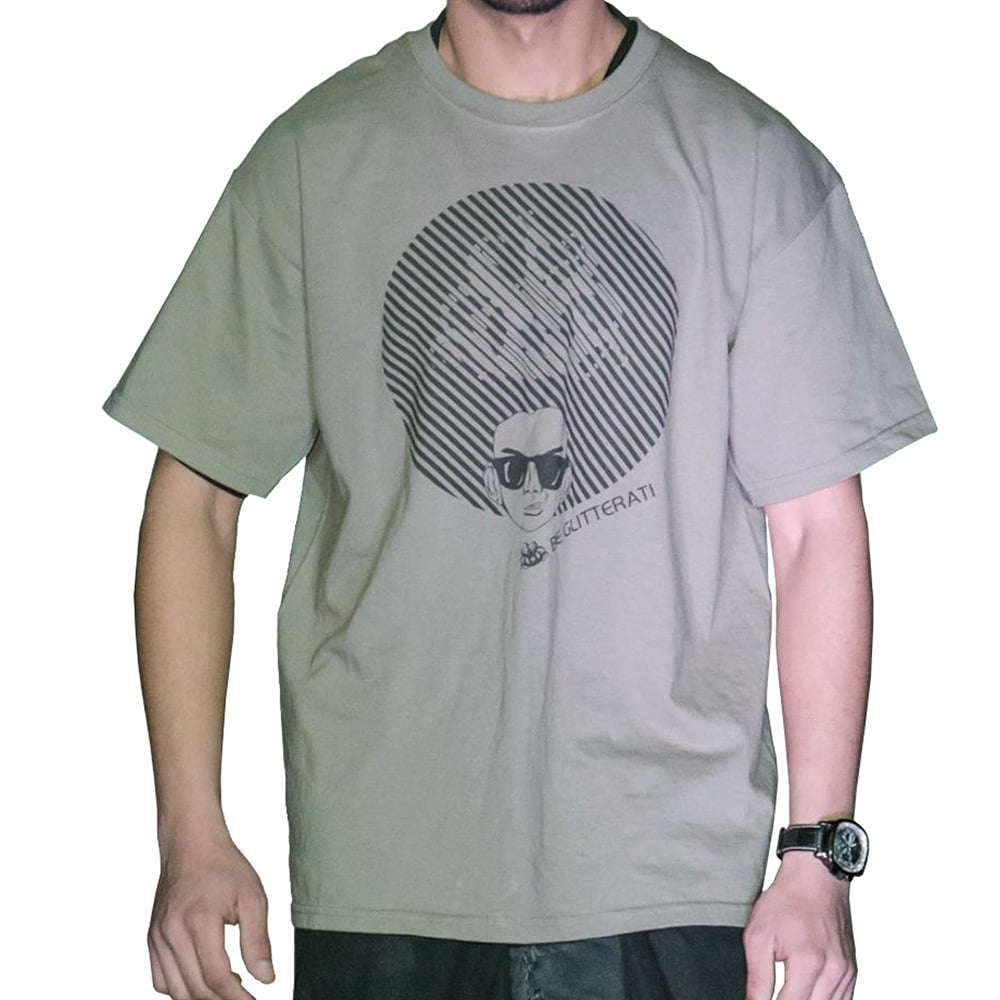 Image of Afro Tee - Army Green