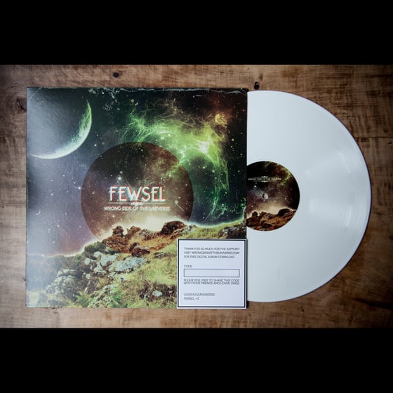 Image of FEWSEL "WRONG SIDE OF THE UNIVERSE" Color Vinyl White