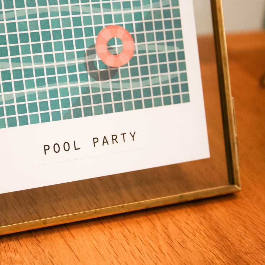 Image of Cartes postales - POOL PARTY ou TROPICAL - A6