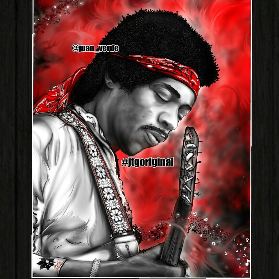 "Jimi" HD Airbrushed limited edition