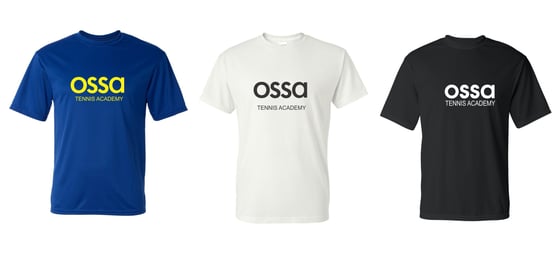 Image of OSSA Performance Tee -Royal, White, and Black