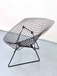 Image 2 of Early Wide Diamond Chair by Bertoia, 1950s