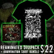 Image of Reanimated Digipack + Abomination Shirt Bundle