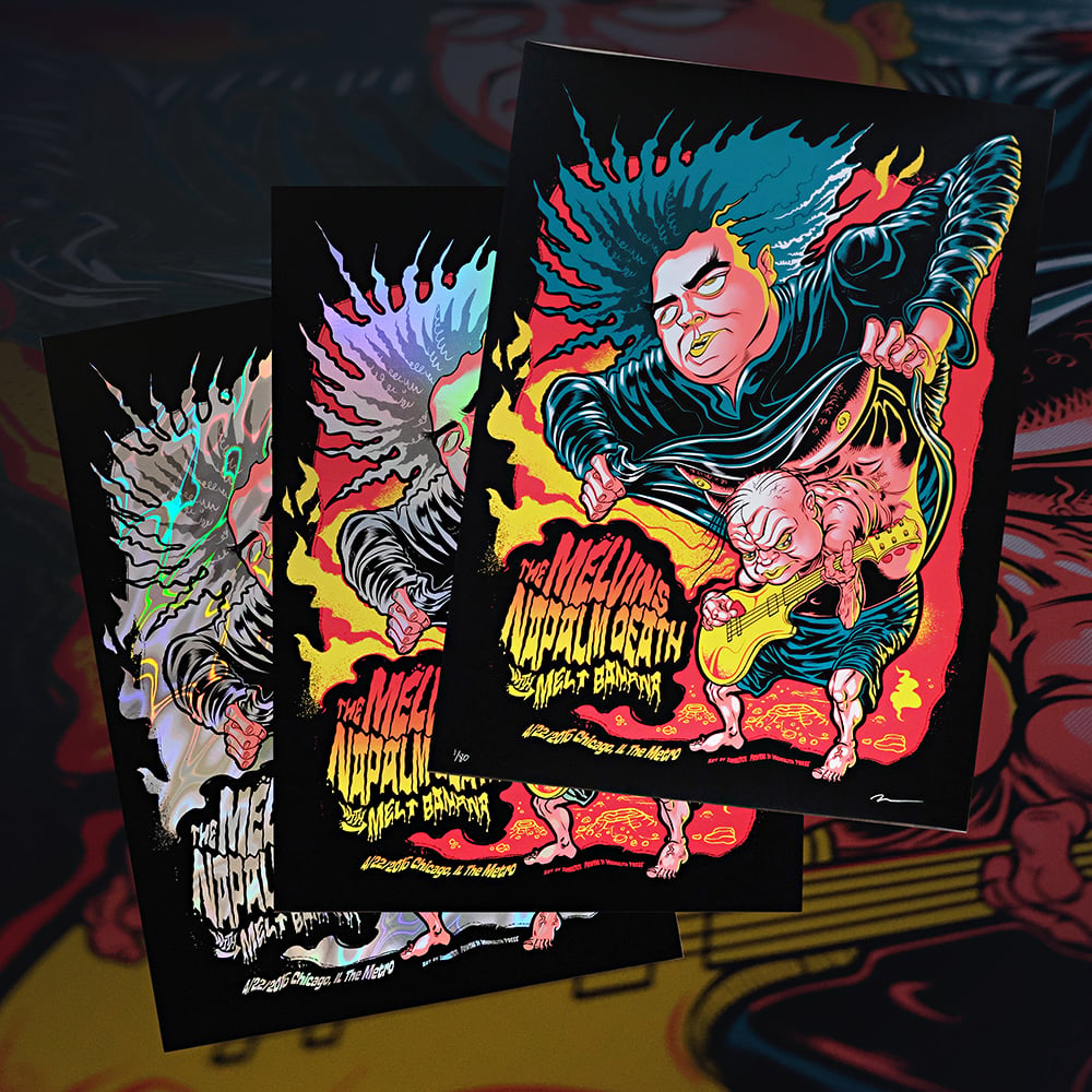 melt banana メルトバナナ　napalm death Melvins Napalm Death Melt Banana Fort Lauderdale 2016 Nate Deas