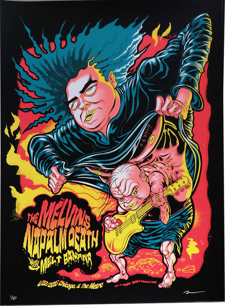Image of Melvins, Napalm Death, Melt-Banana Chicago 2016