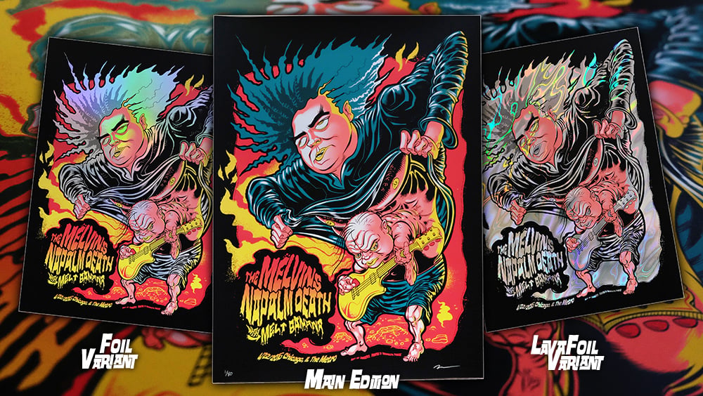 Melvins, Napalm Death, Melt-Banana Chicago 2016 / Zombie Yeti