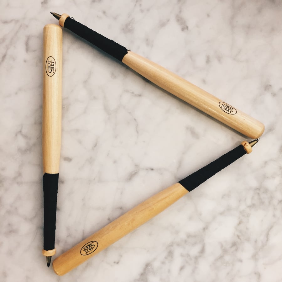 Image of Triple Crown Package -- 'Hot Sauce' Baseball Bat Ballpoint Pen