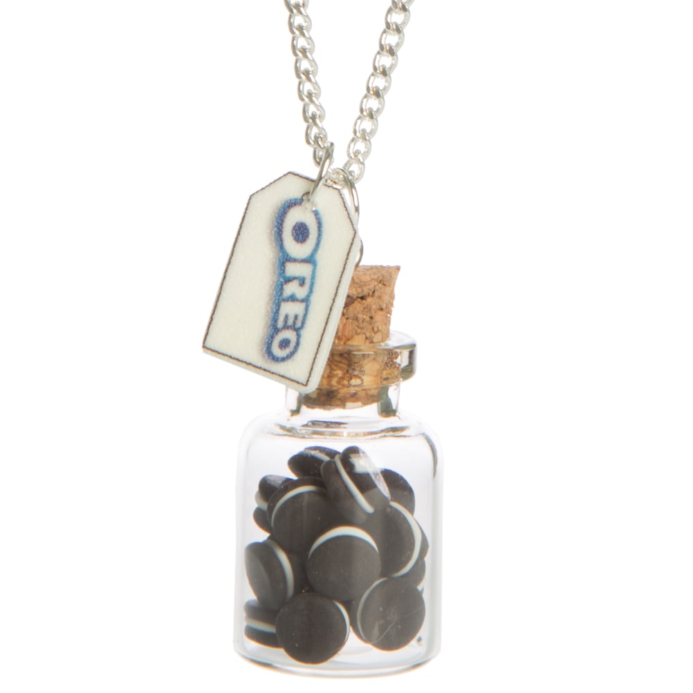Image of Tiny Cookie Bottle Necklace