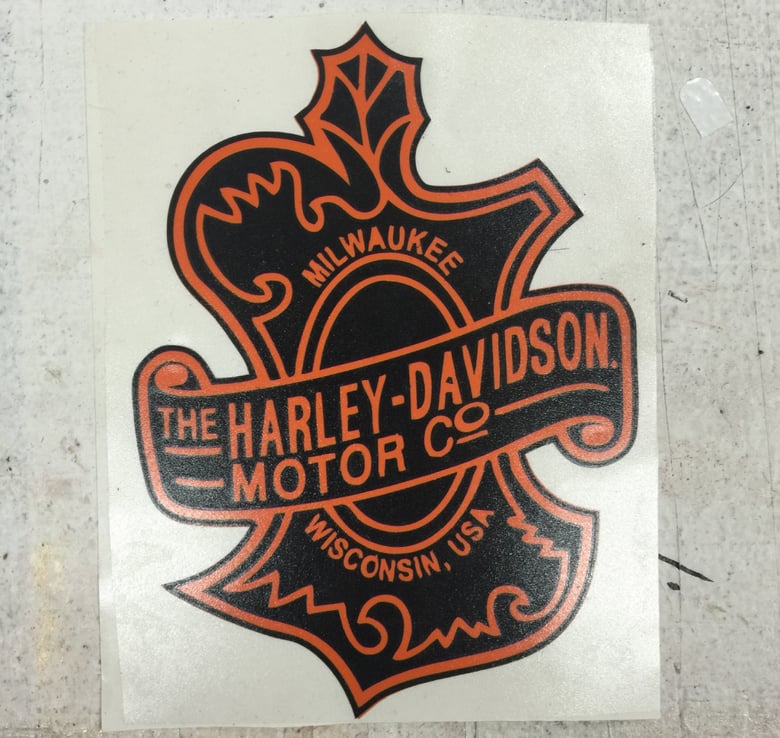 Image of Harley-Davidson Oak Leaf Decal