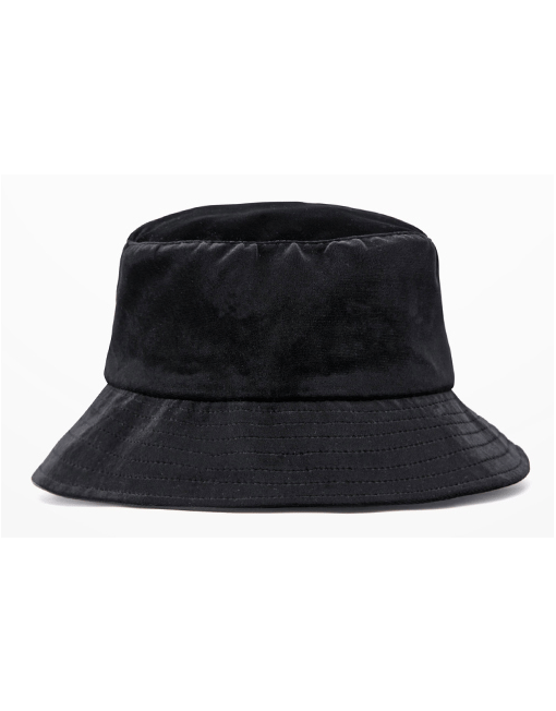 black velvet bucket hat