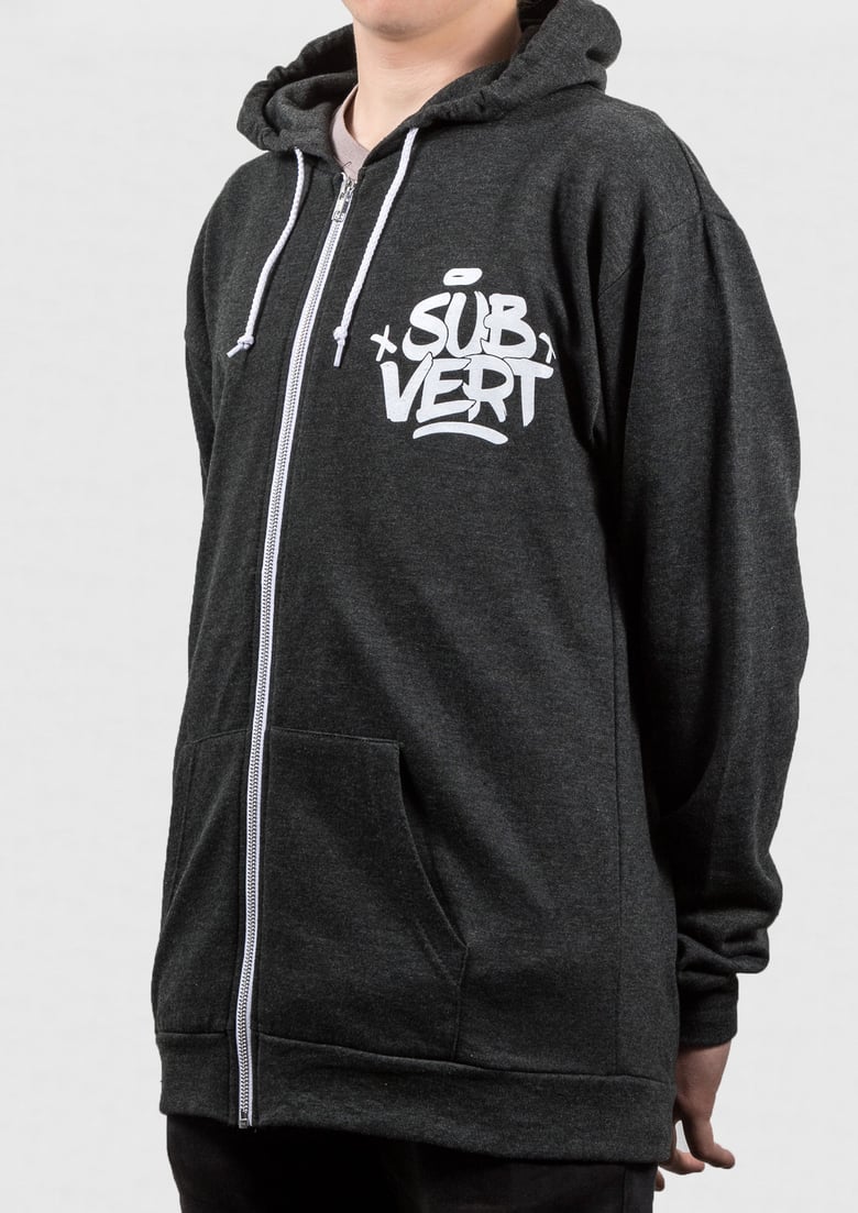 Image of Marker Tag Zipped Hoodie