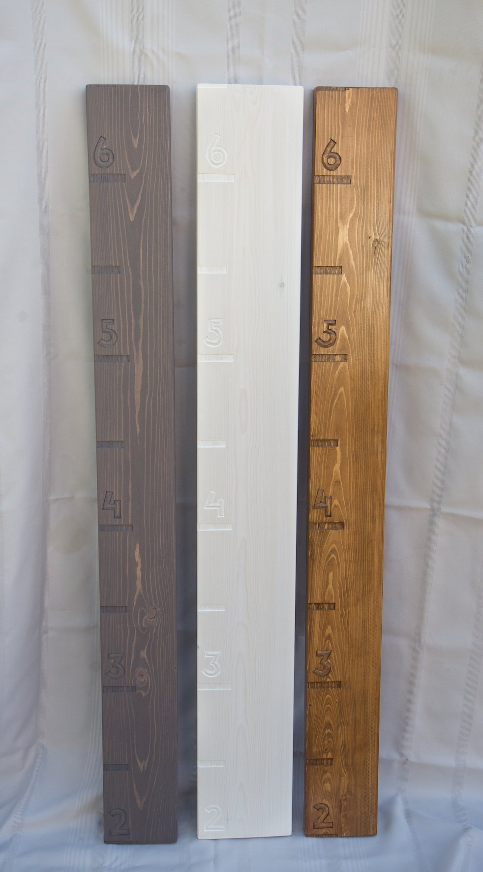 Image of HANDCARVED WOOD GROWTH CHART