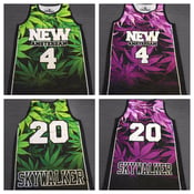 Image of New Amsterdam 4/20 basketball jersey