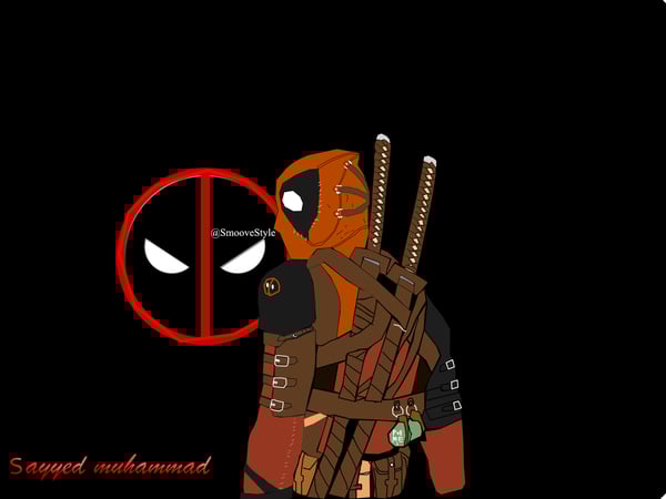 Image of Dead pool Vector 