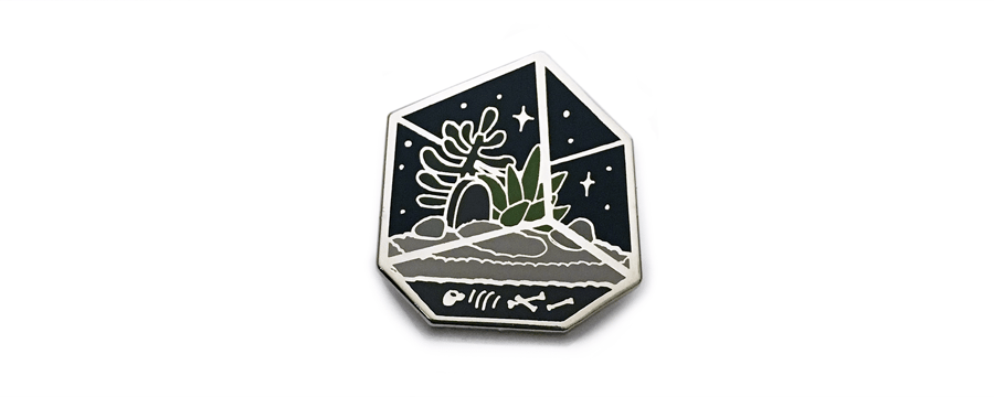 Image of Spooky Terrarium Pin