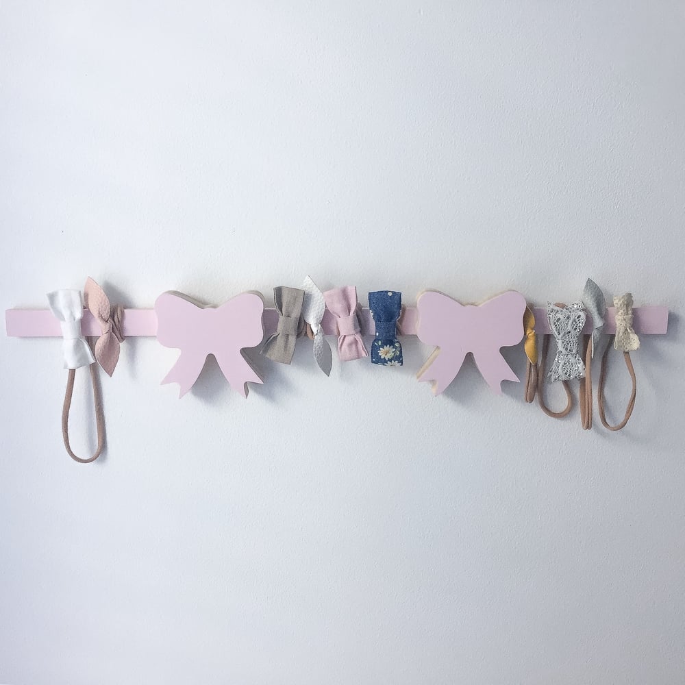 Image of Double small bow head band hanger 50cm