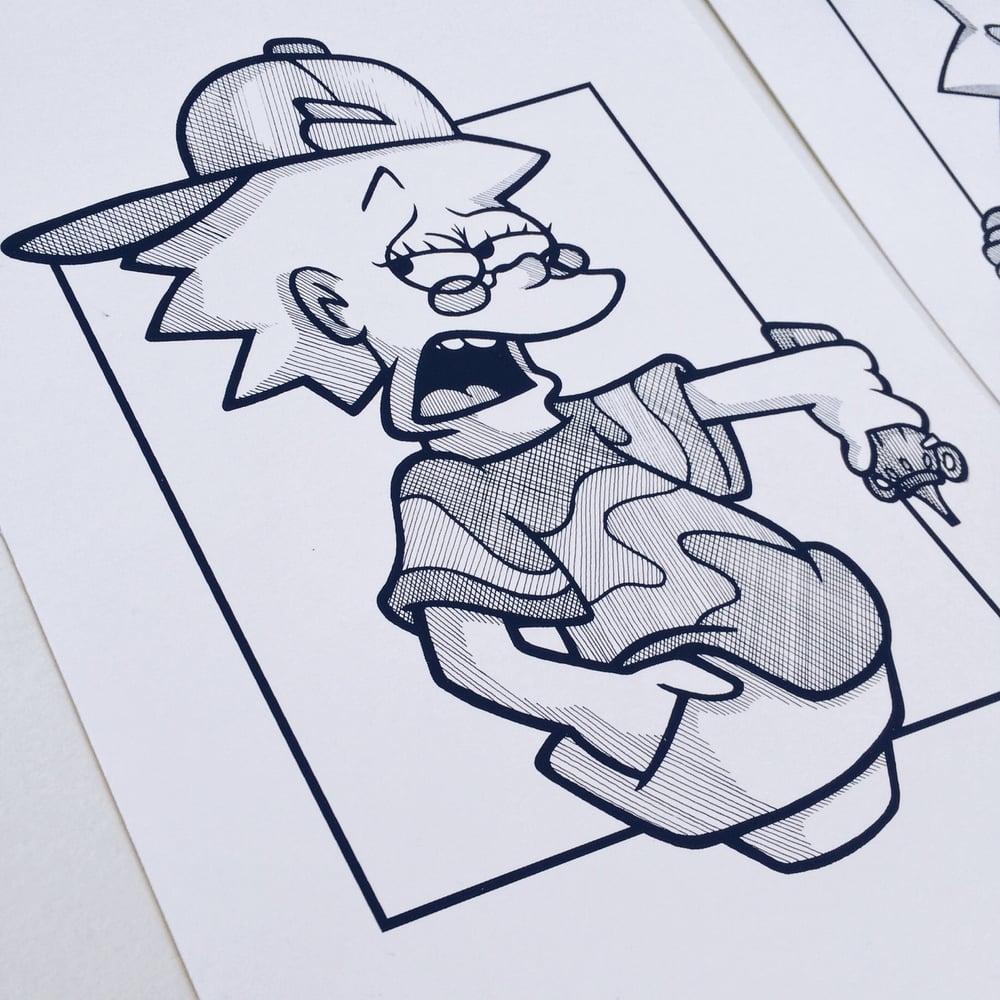 Image of "SimpsonsTus" - Screen Prints