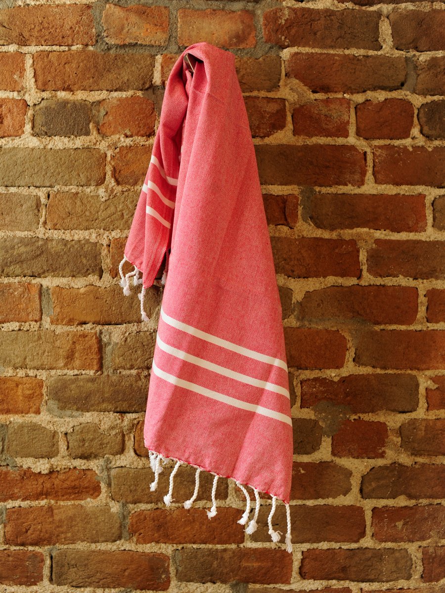 Image of Turkish Hand Towel Set, Line Weave  