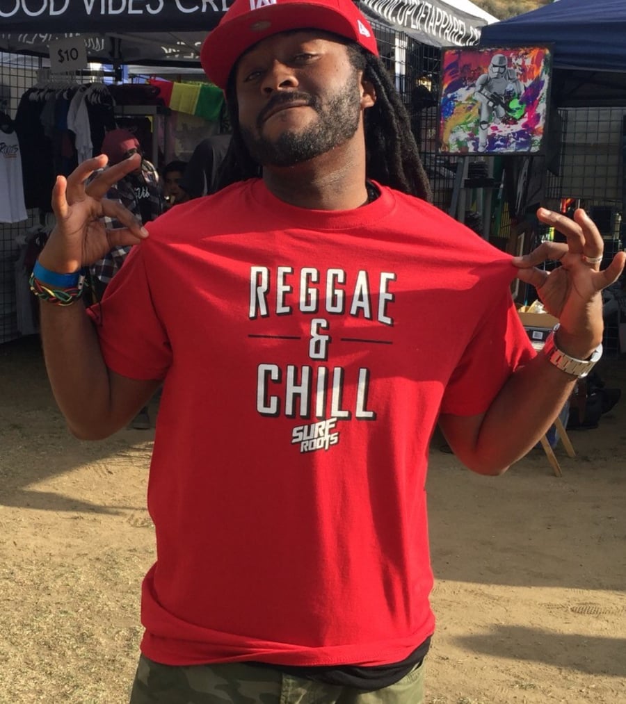 Image of NEW! Reggae & Chill Guys T - Red 