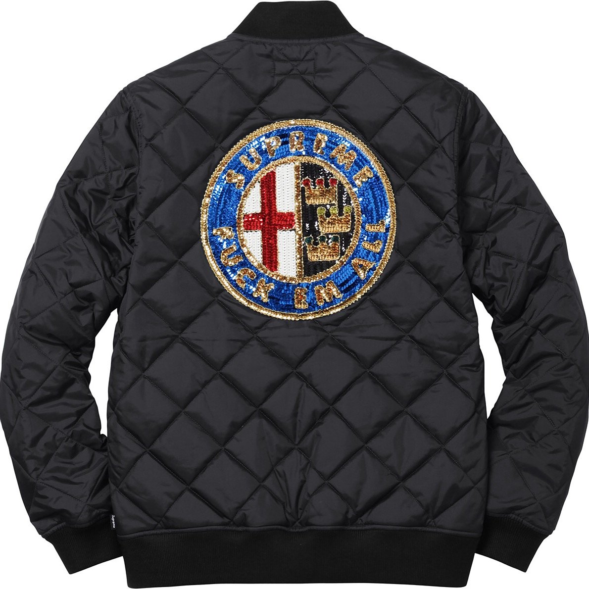 supreme quilted bomber