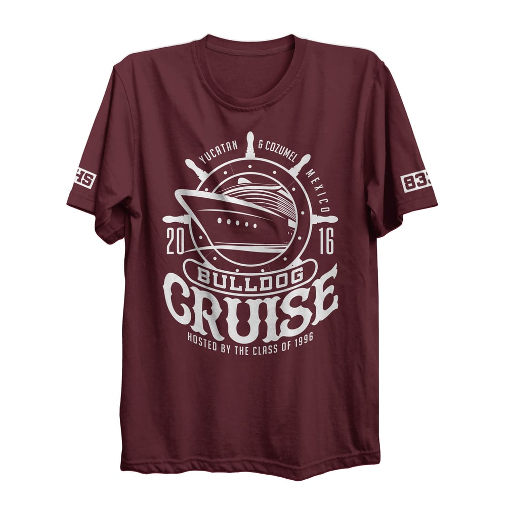 Image of LHS CRUISE TEE (MAROON)