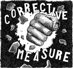 Image of AA!#70 Corrective Measure s/t 7"