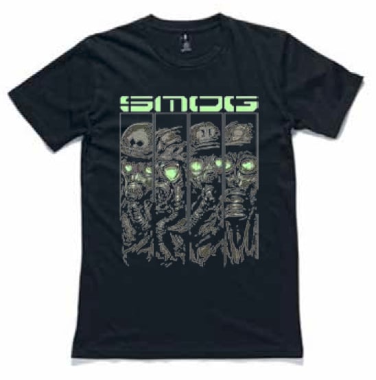 Image of SMOG Mask T-Shirt Black