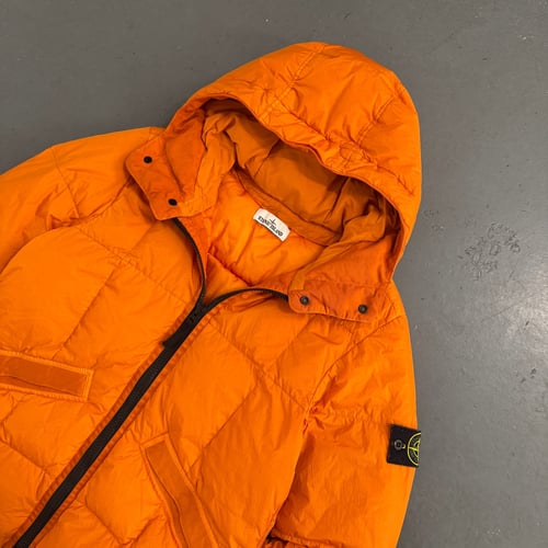 Image of AW 2019 Stone island Garment Dyed Crinkle Reps NY Down jacket, size small