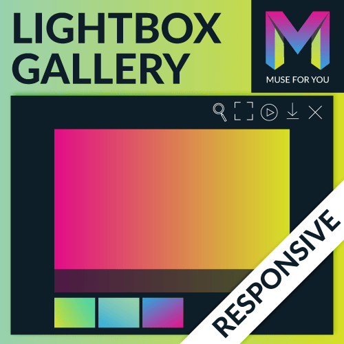 Responsive Lightbox Gallery Widget Muse For You Shop Adobe Muse CC