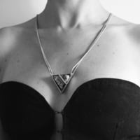 Image 4 of AMOUR-PROPRE necklace // Cobaltian Calcite crystal