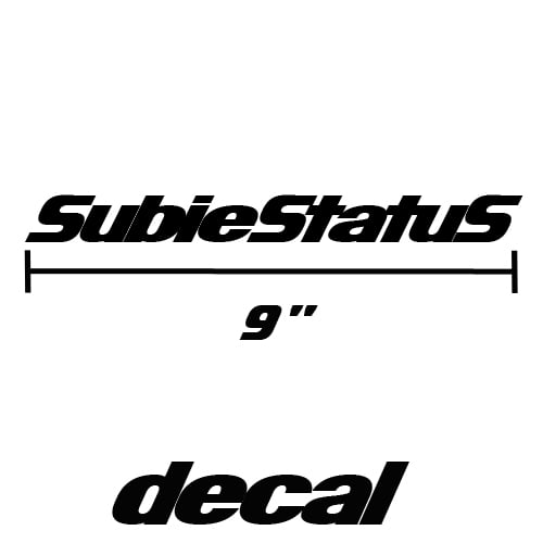 Image of SubieStatuS Stickers