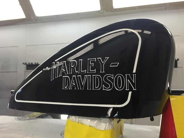 Image of Harley-Davidson Tank Lettering Decal (Pair)