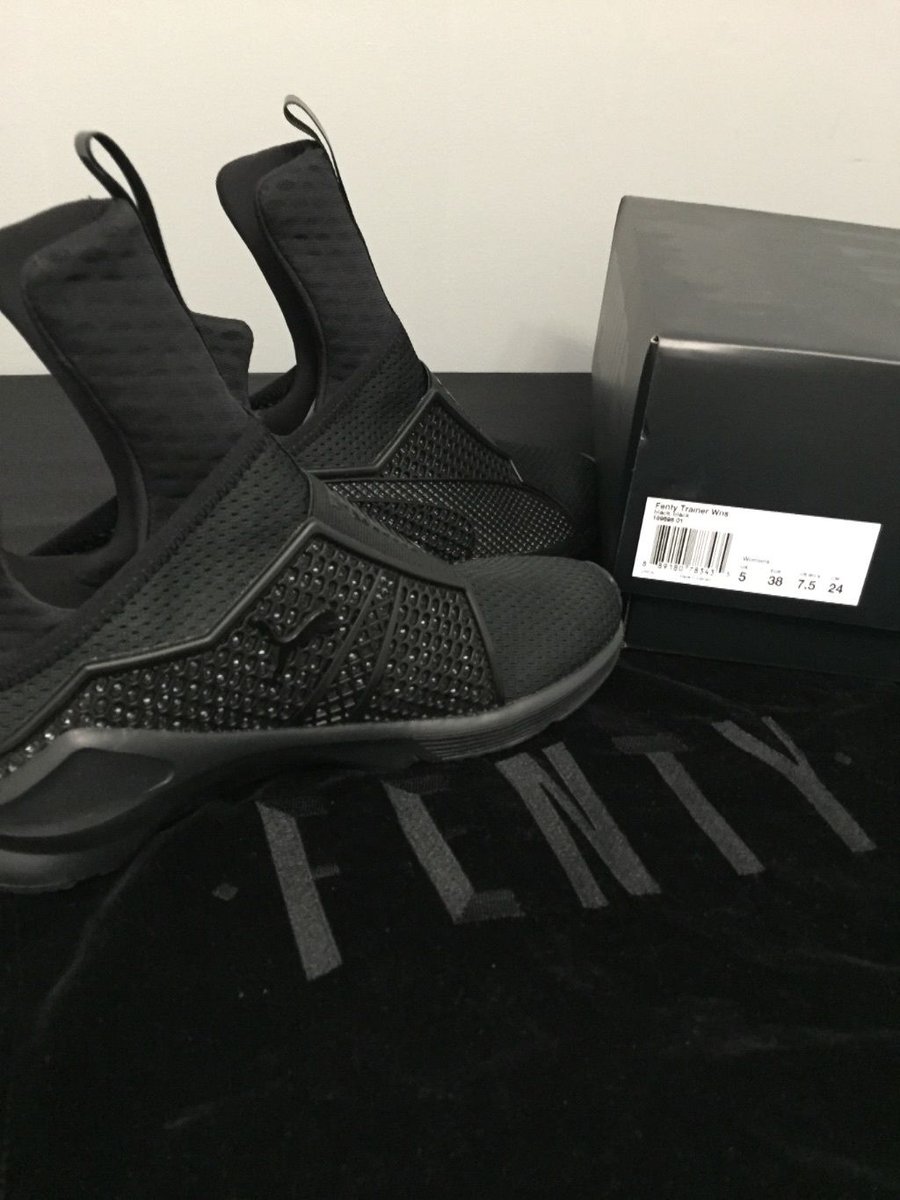 fenty trainer black