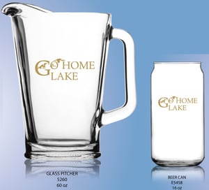 Image of Set of 4 - Can Shaped Glasses