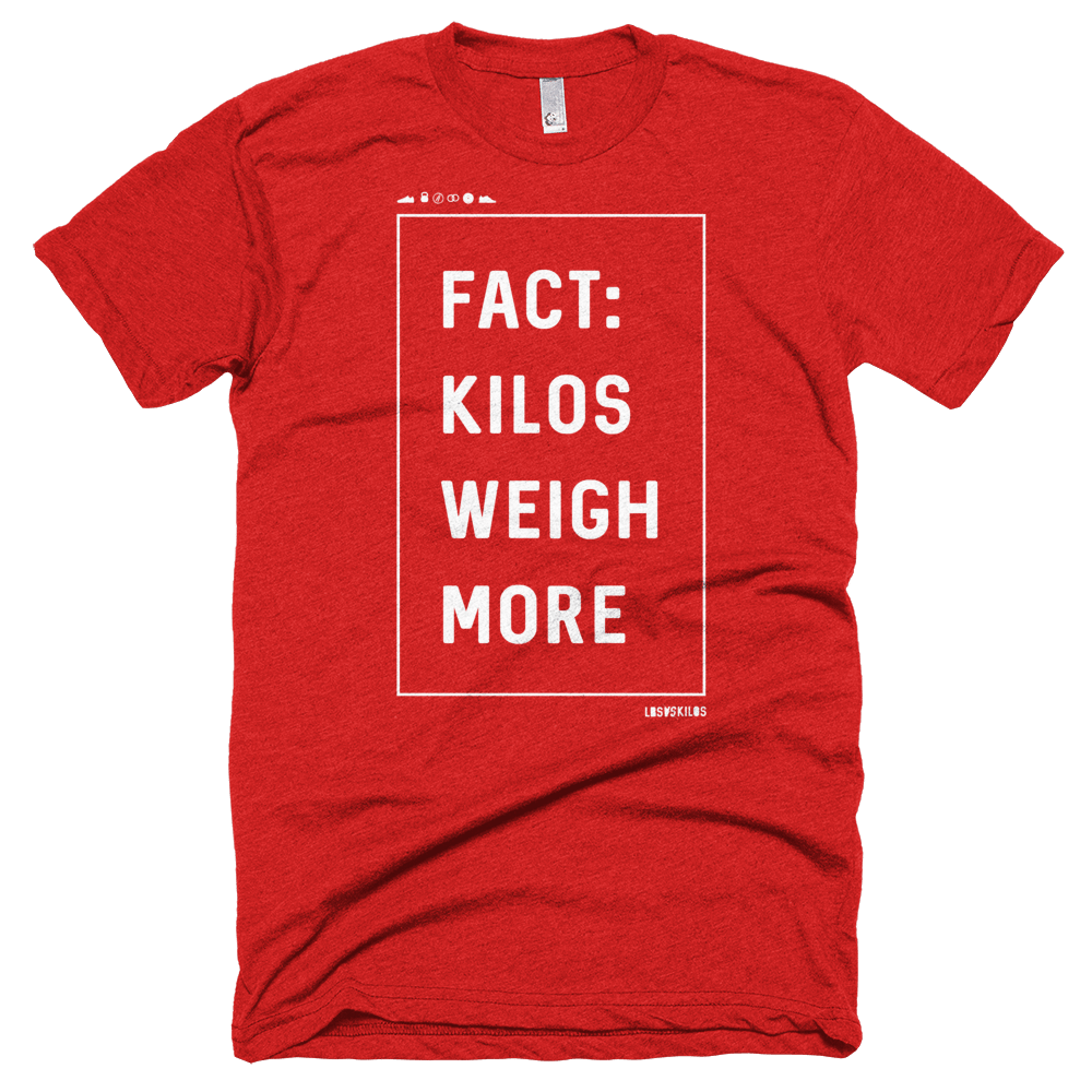 Image of FACT: KILOS WEIGH MORE T-Shirt