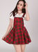 Image of Red Tartan Pinafore
