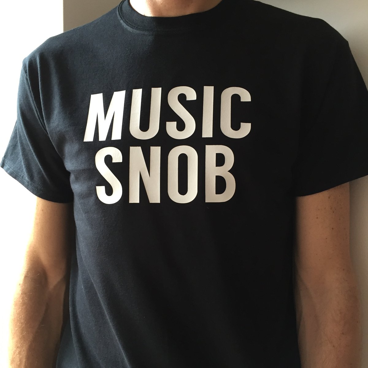 Image of MUSIC SNOB T-SHIRT
