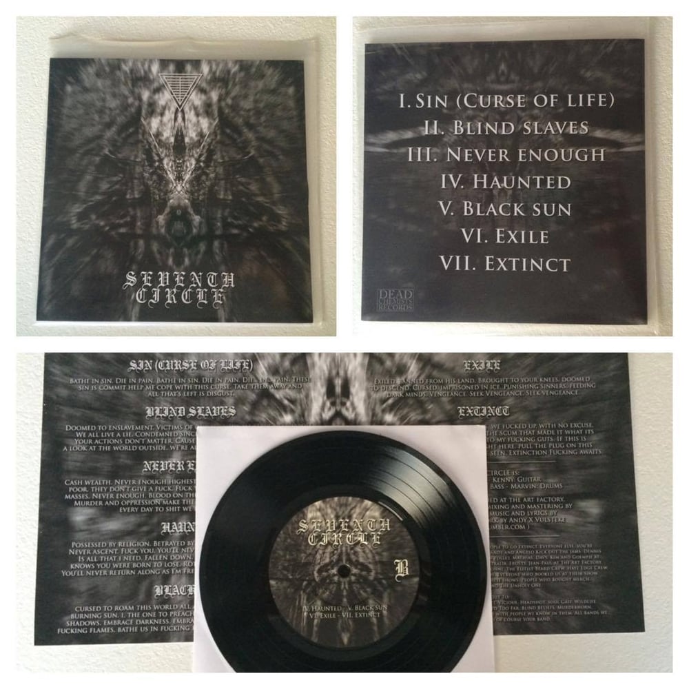 Image of Seventh Circle self titled 7"