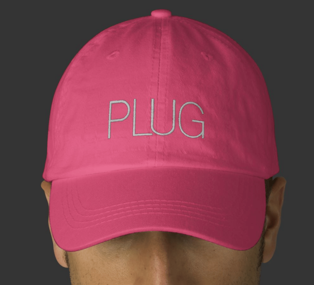 Image of Pink PLUG Basic Adjustable Cap