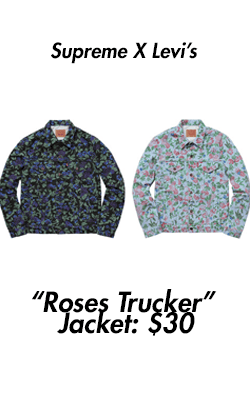 Supreme x Levi Roses Trucker Jacket / CoppedHype