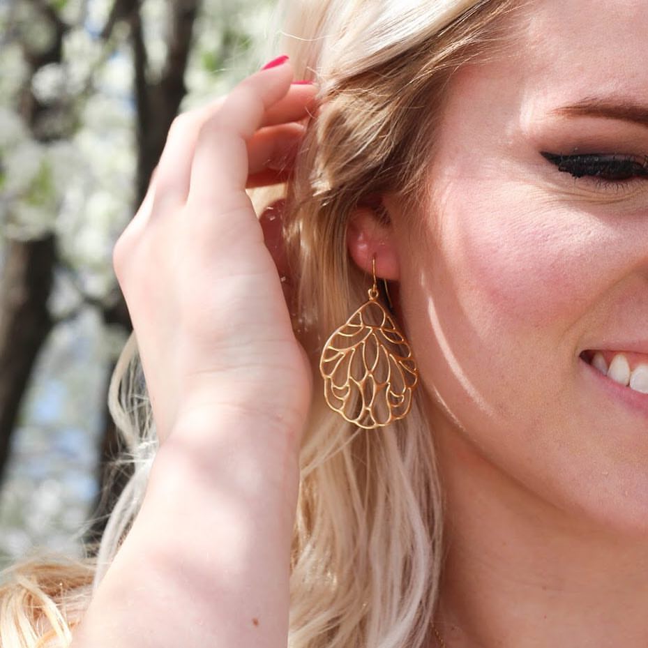 Image of Gold Dangle Earrings