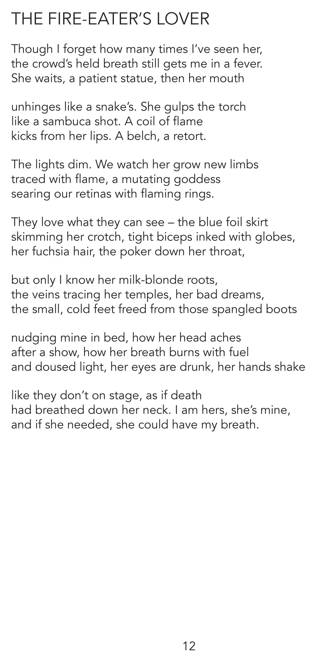 Image of The Fire Eater's Lover by Sophia Blackwell