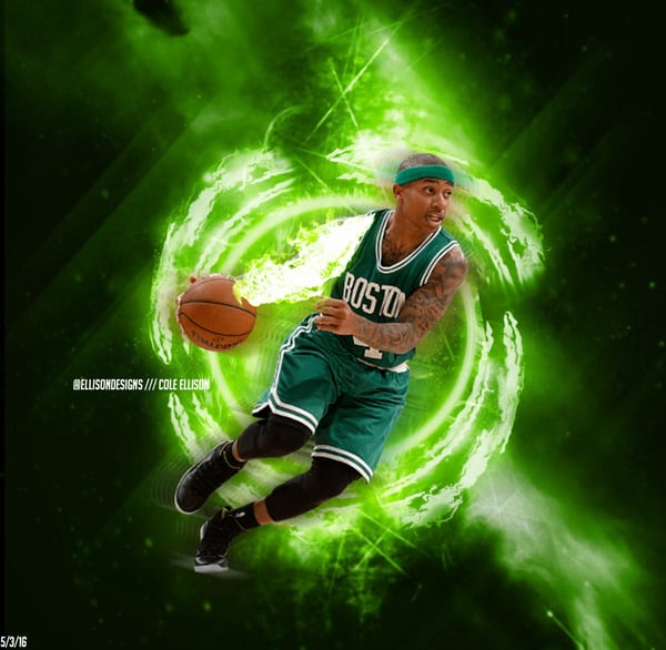 Image of Isaiah "Green Runs deep" Thomas!