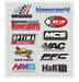 Image of BMW CCA die cut decal kit, full color.