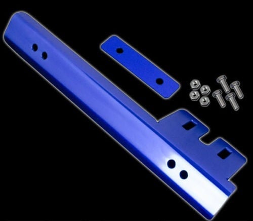 Image of (All Altimas) Front Bumper License Plate Relocation Bracket (Red/Black/Blue/Gold)